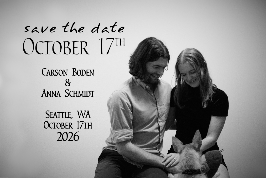 We're getting married!